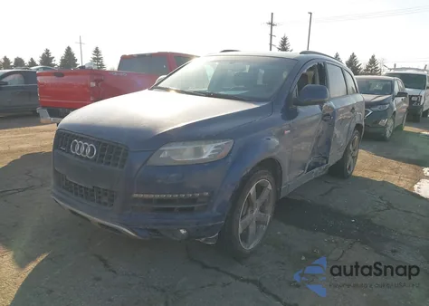 2014 Audi Q7 3.0T S Line Prestige z USA, uszkodzony, nr VIN WA1CGAFE5ED017873